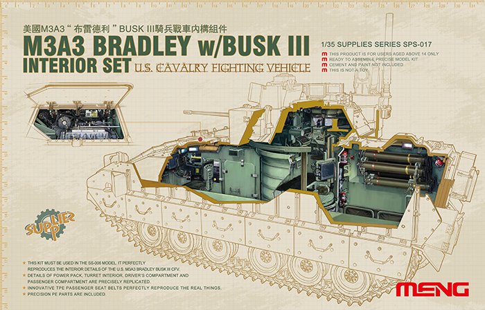 1/35 Interior Set for M3A3 Bradley w/BUSK III - Click Image to Close