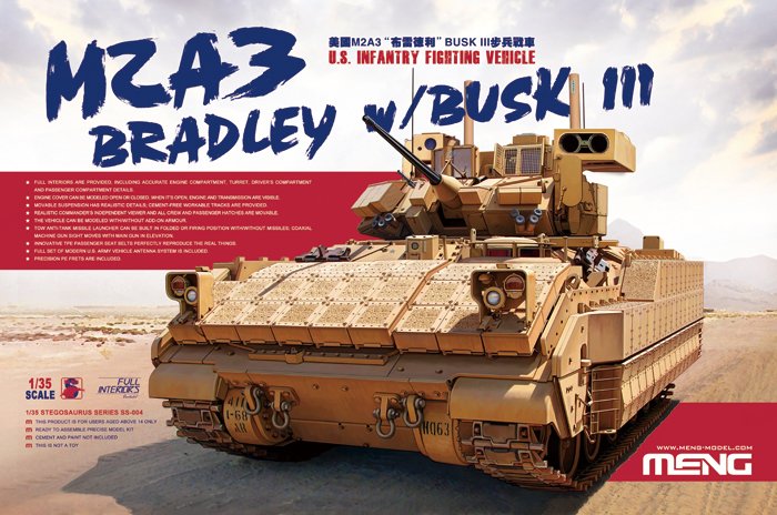 1/35 US Army M2A3 Bradley infantry Fighting Vehicle w/Busk III - Click Image to Close