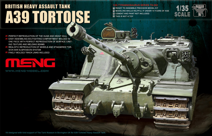 1/35 British A39 Tortoise Heavy Assault Tank - Click Image to Close