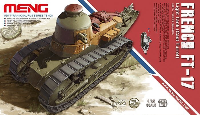 1/35 French FT-17 Light Tank "Cast Turret" - Click Image to Close