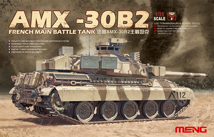 1/35 French AMX-30B2 Main Battle Tank - Click Image to Close