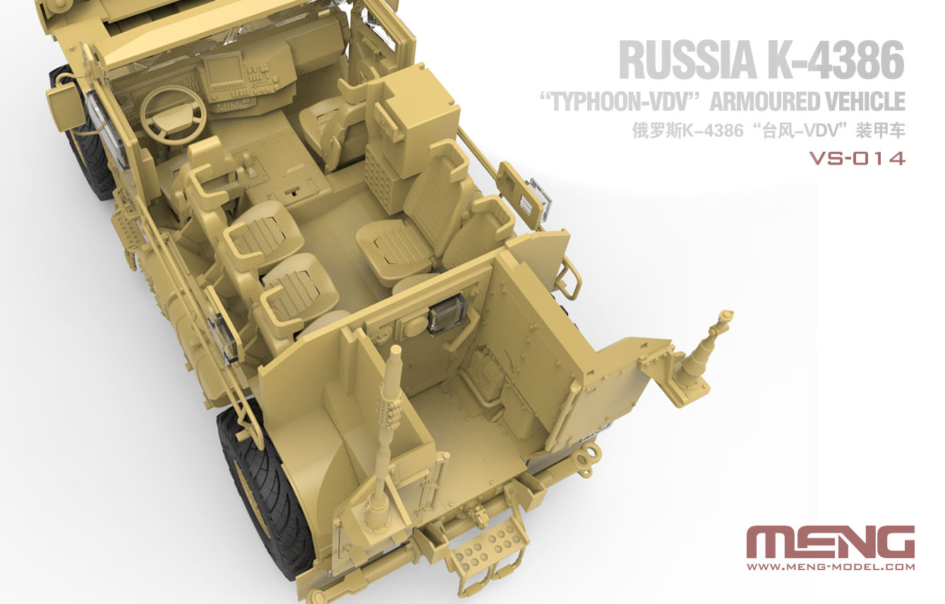1/35 Russian K-4386 Typhoon-VDV Armored Vehicle - Click Image to Close