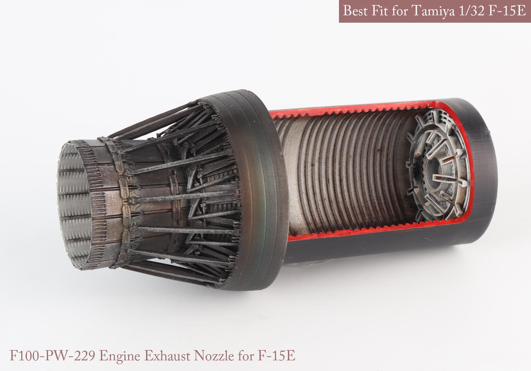 1/32 F-15C/D/E/K P&W Nozzle & Burner (Closed) for Tamiya - Click Image to Close