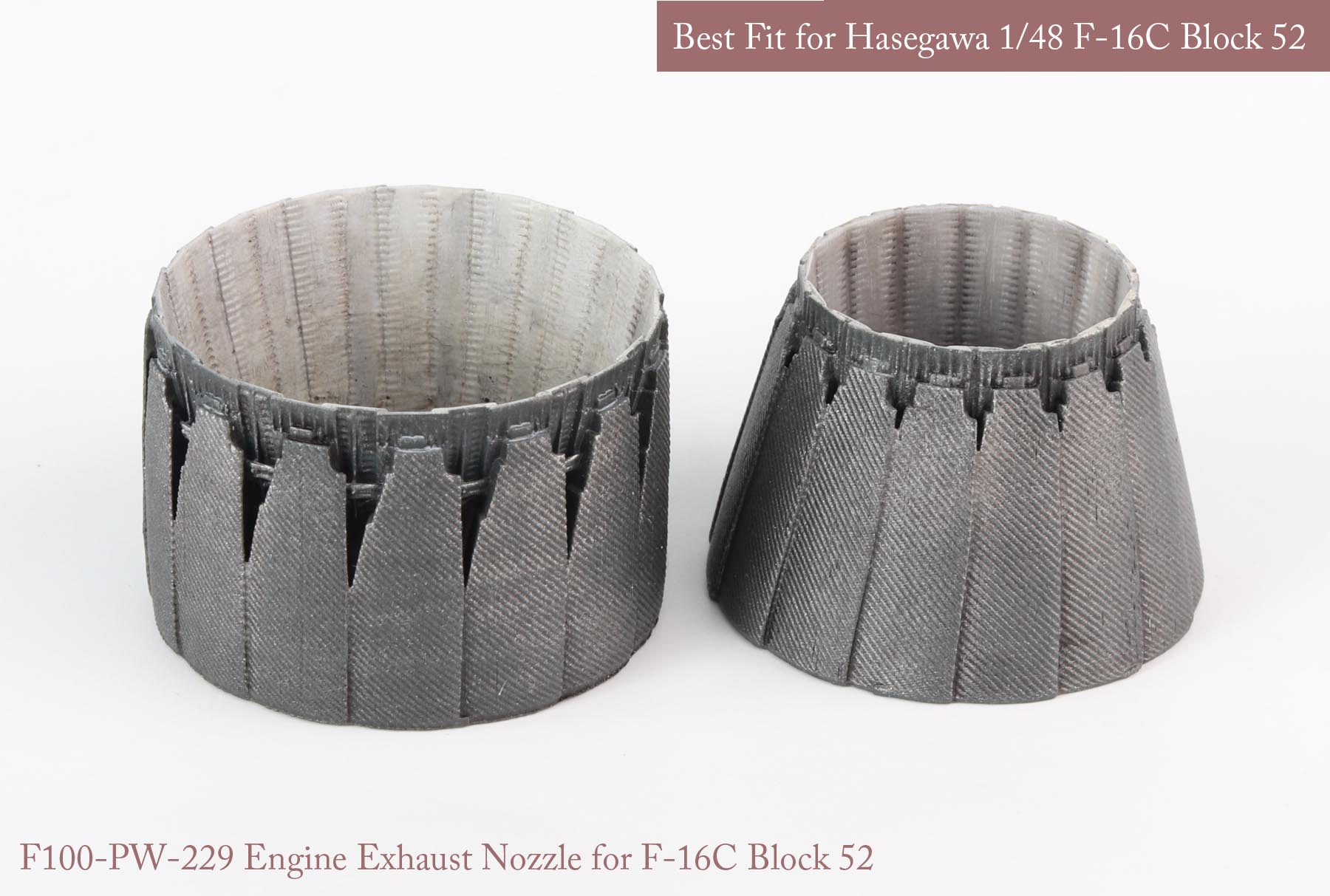 1/48 F-16C/D Block.52 P&W Nozzle for Hasegawa - Click Image to Close