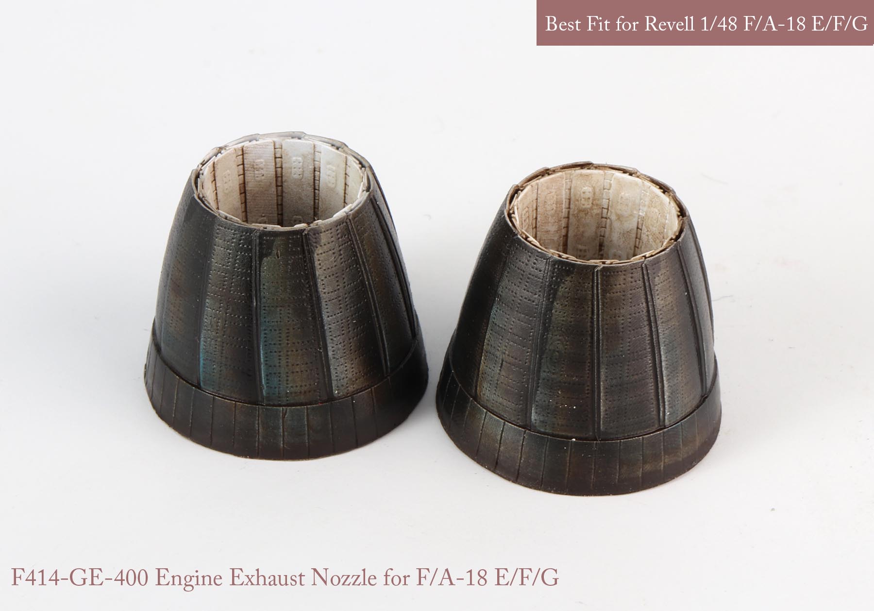 1/48 F/A-18E/F/G GE Nozzle & Burner Set (Closed) for Revell - Click Image to Close