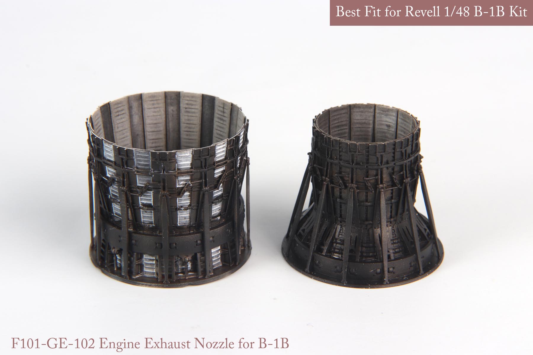 1/48 B-1B Exhaust Nozzle Set (Opened) for Revell - Click Image to Close