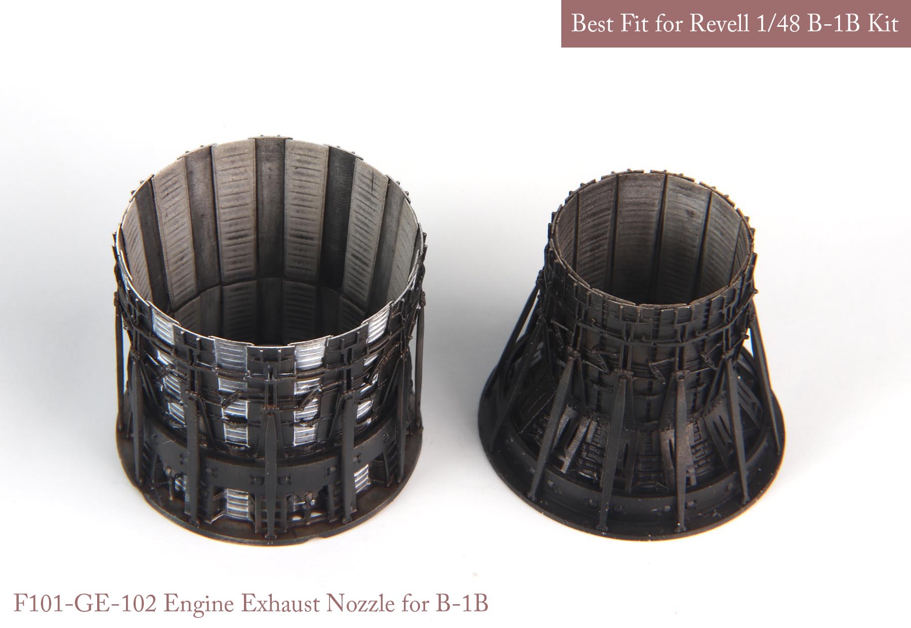1/48 B-1B Exhaust Nozzle Set (Opened) for Revell - Click Image to Close