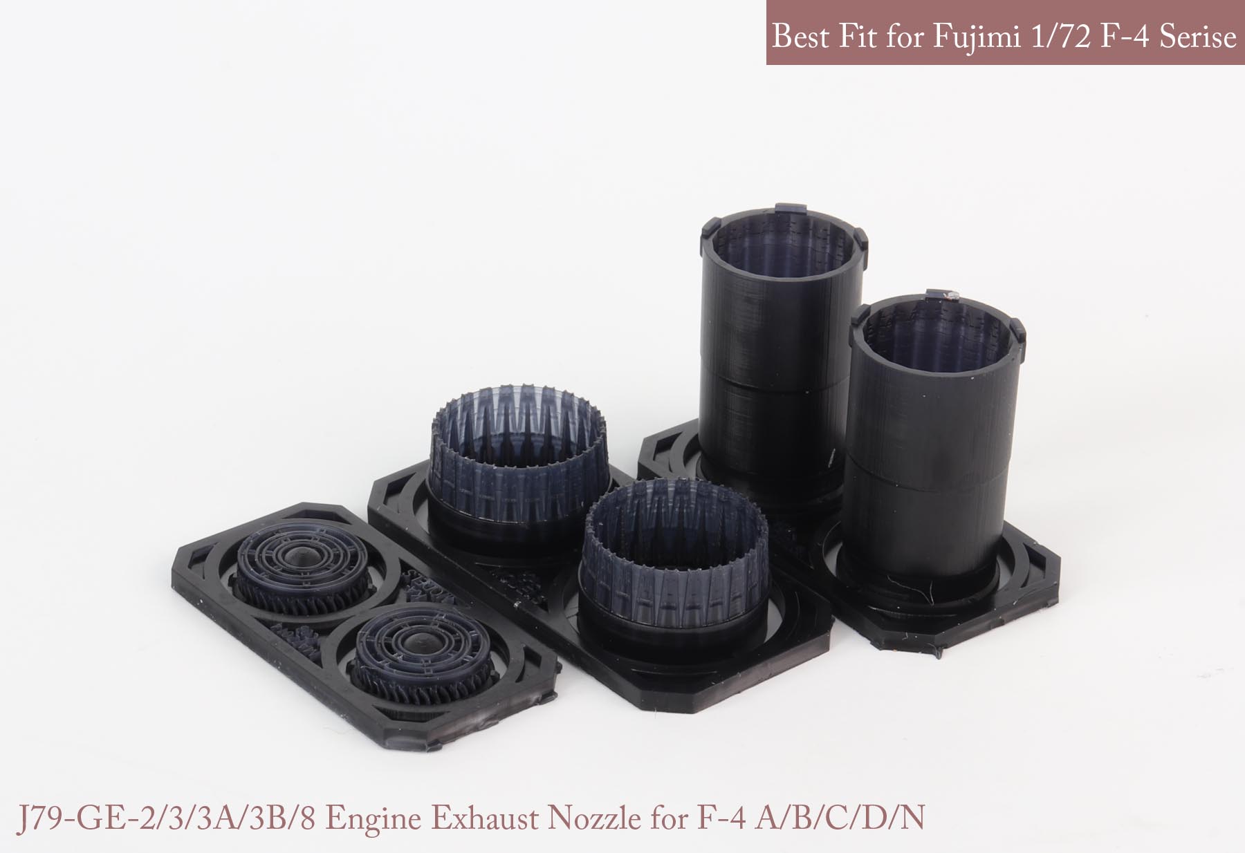 1/72 F-4A/B/C/D/N GE Nozzle & Burner (Opened) for Fujimi - Click Image to Close