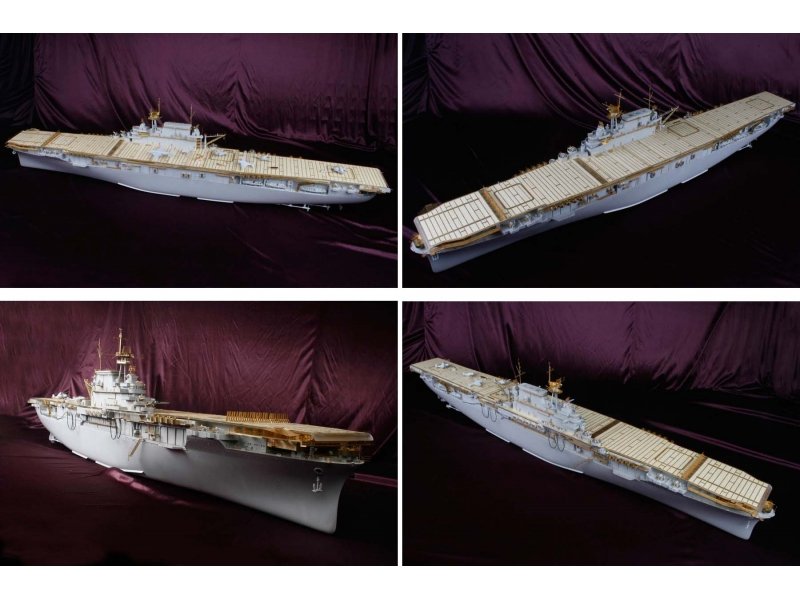 1/200 USS Hornet CV-8 Wooden Deck for Merit/Trumpeter - Click Image to Close