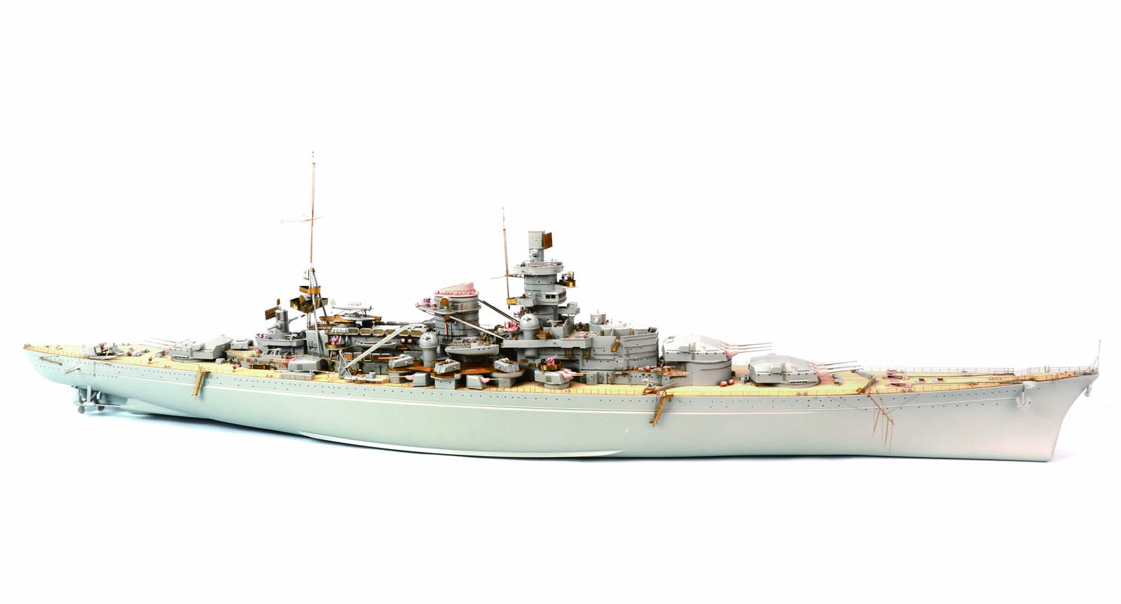 1/200 German Battleship Scharnhorst DX Pack for Trumpeter - Click Image to Close