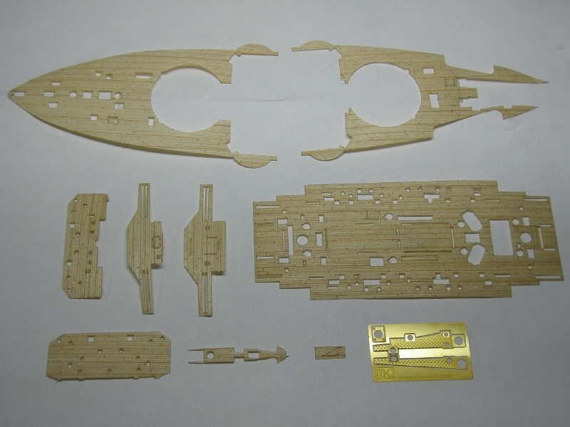 1/350 IJN Mikasa Wooden Deck for Hasegawa - Click Image to Close