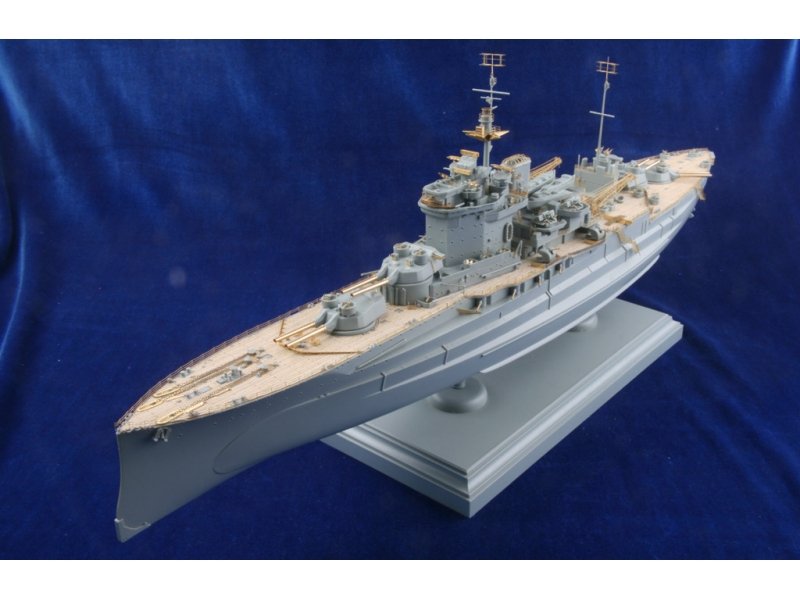 1/350 HMS Warspite Detail Up & Wooden Deck for Academy - Click Image to Close