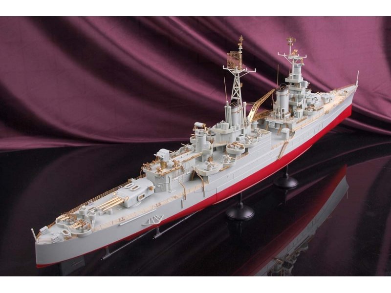 1/350 USS Indianapolis Detail Up & Wooden Deck for Academy - Click Image to Close