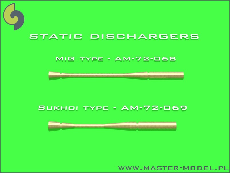 1/72 Static Dischargers - Type Used on MiG Jets (14 pcs) - Click Image to Close