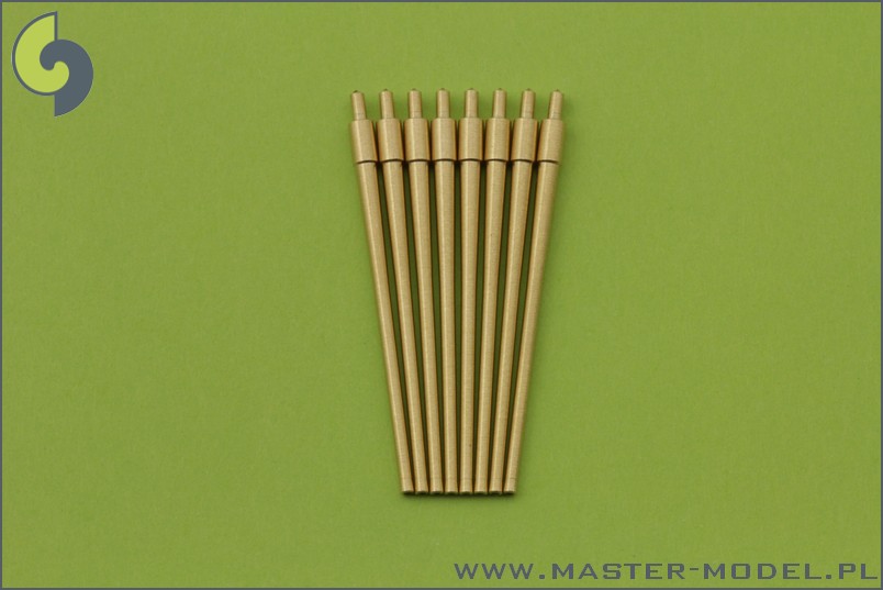 1/200 IJN 10cm L/65 (3.9 inch) Type 98 Barrels (8 pcs) - Click Image to Close