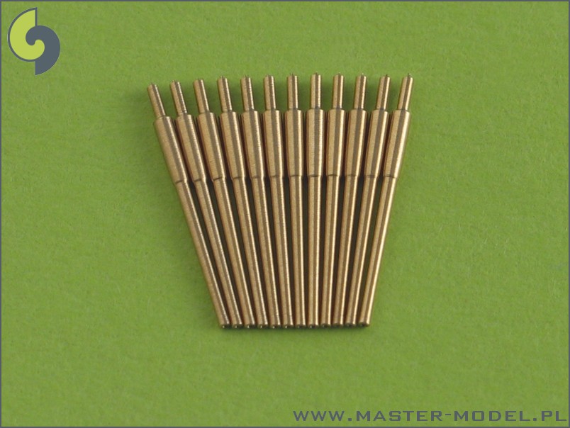 1/700 IJN 15.5cm L/60 (6.1in) 3rd Year Type Barrels (12 pcs) - Click Image to Close