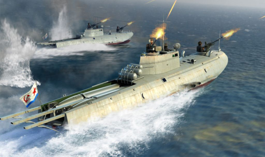 1/35 Soviet Navy G-5 Class Motor Torpedo Boat - Click Image to Close