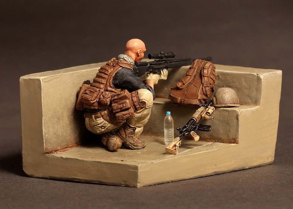 1/35 PMC Sniper and PSG-1, Without Base - Click Image to Close