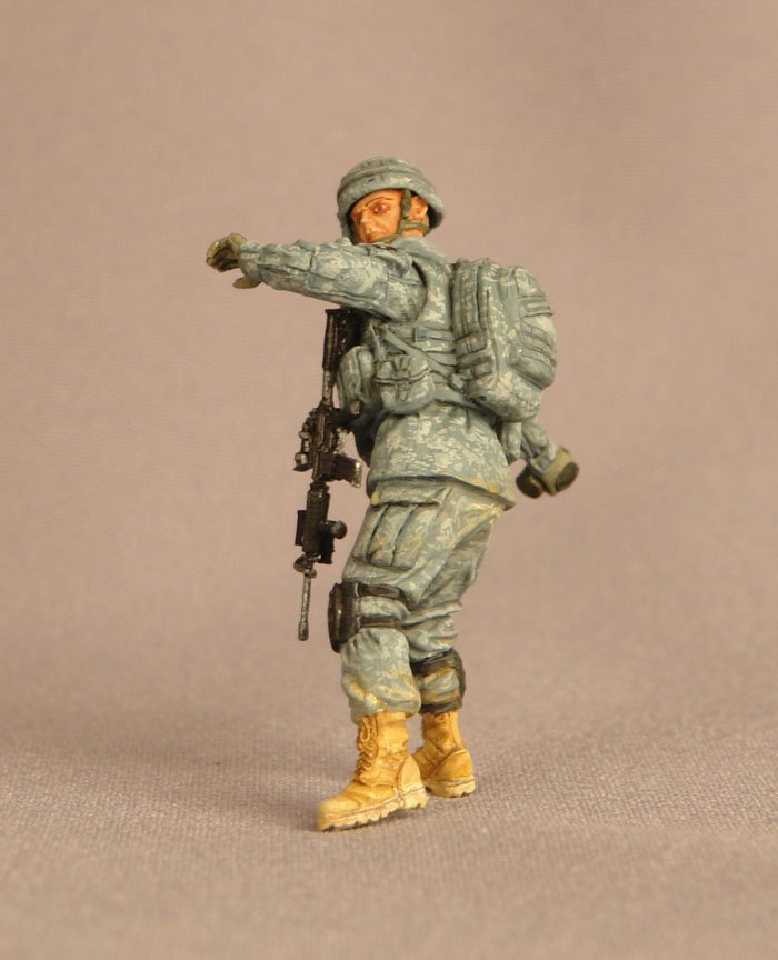 1/35 Modern US Soldier 2nd Infantry Division - Click Image to Close