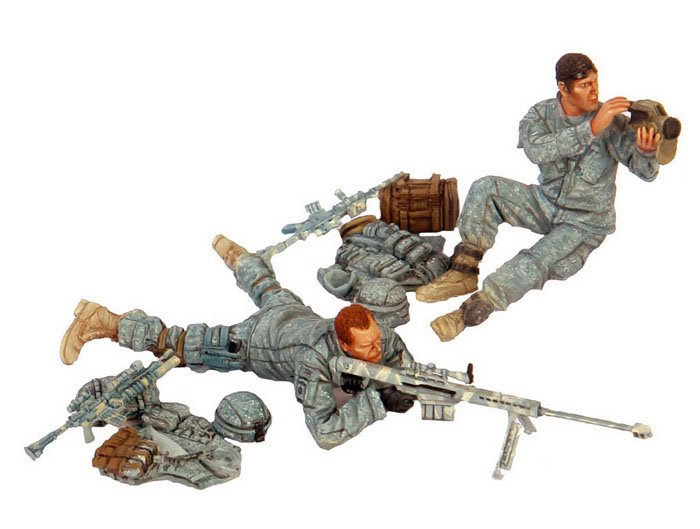 1/35 Modern US Snipers Group 82st Airborne Division - Click Image to Close