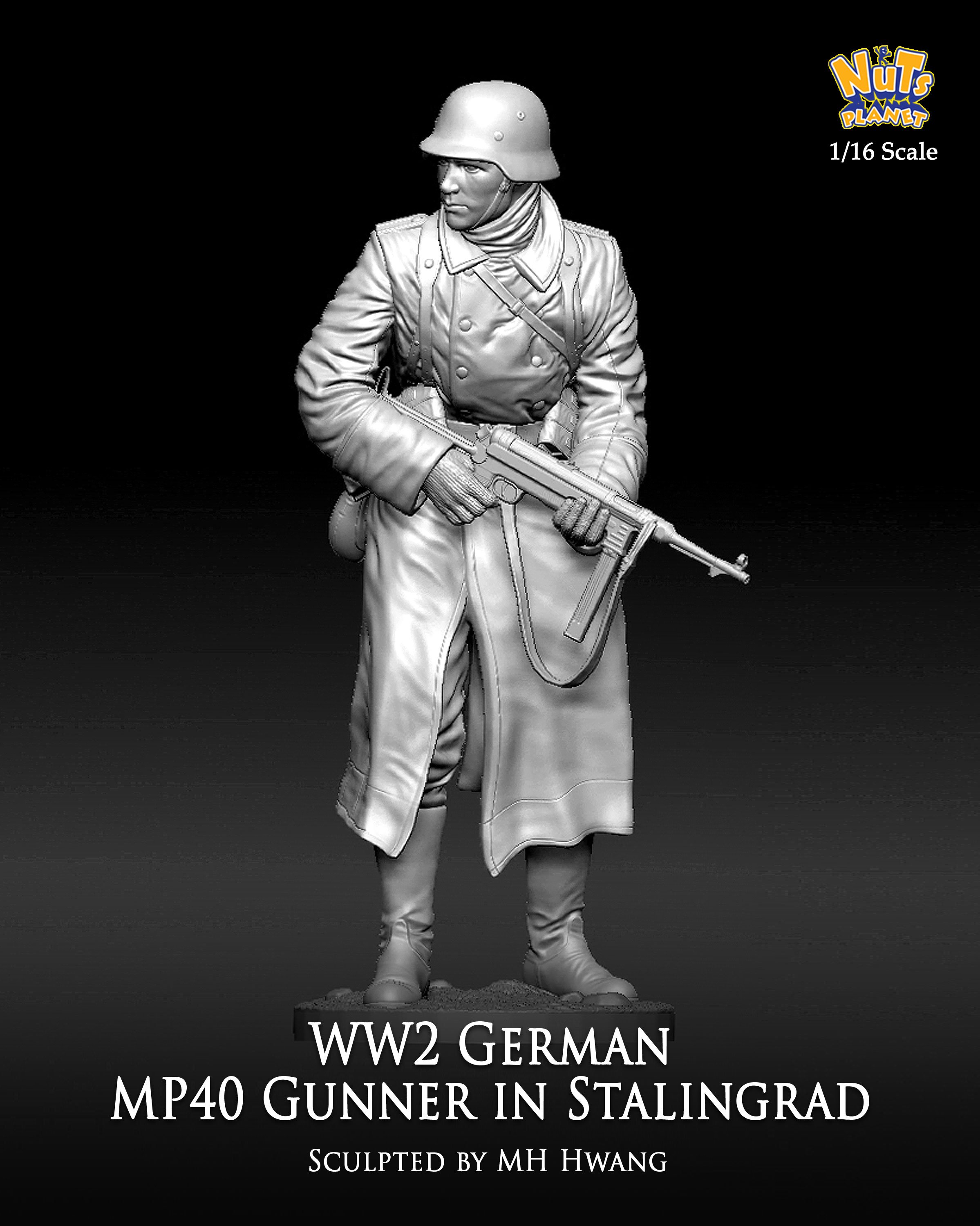 1/16 WWII German MP40 Gunner in Stalingrad - Click Image to Close