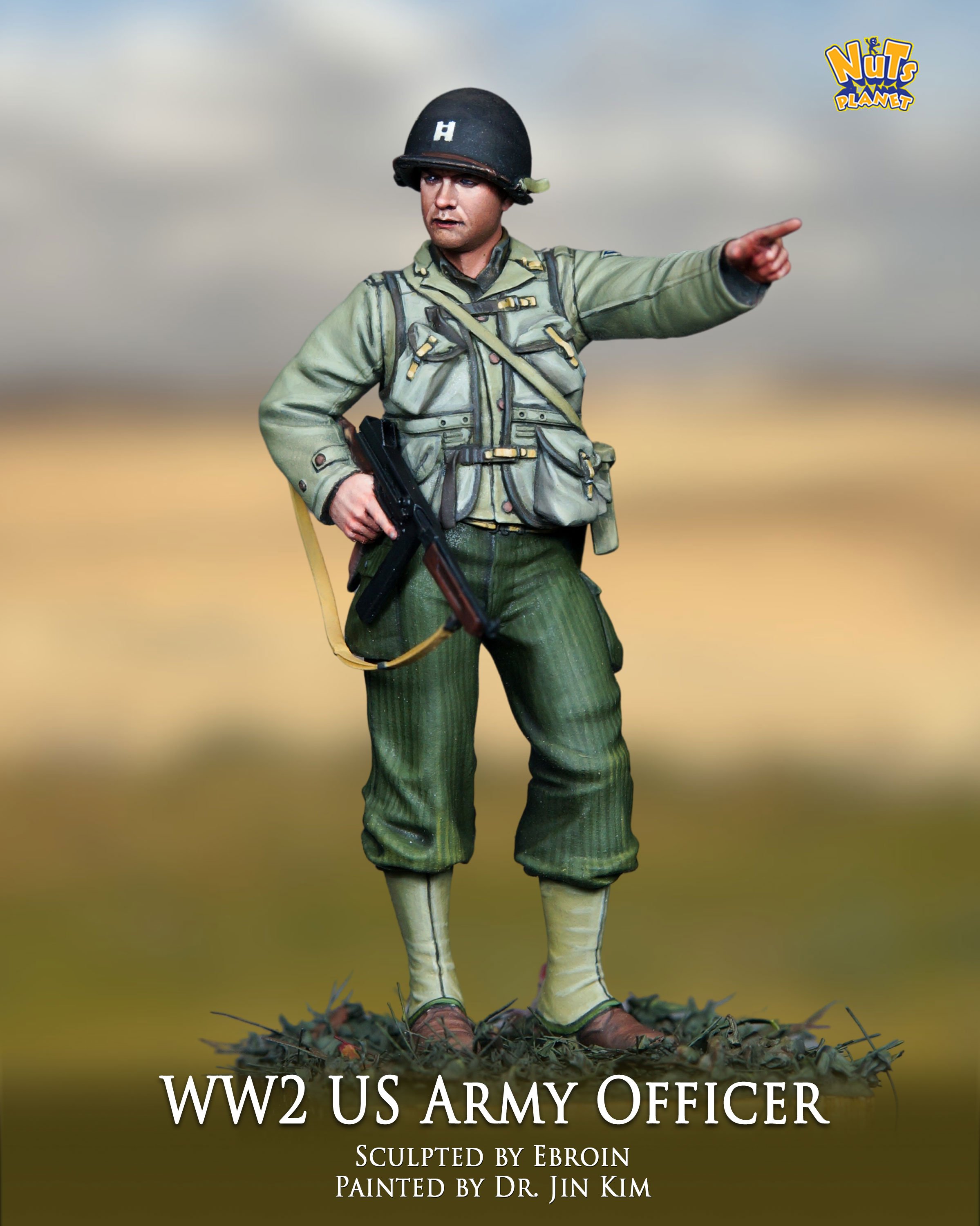 1/35 WWII US Army Officer - Click Image to Close
