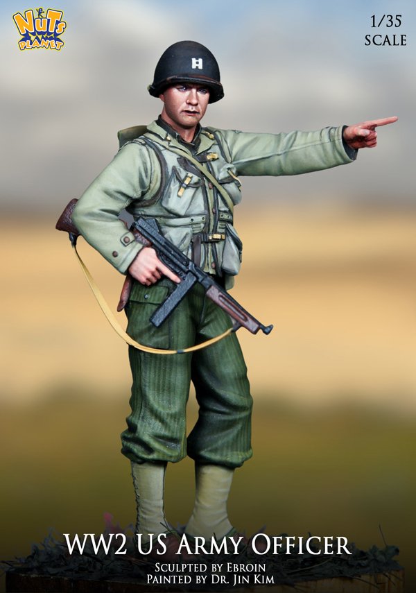 1/35 WWII US Army Officer - Click Image to Close