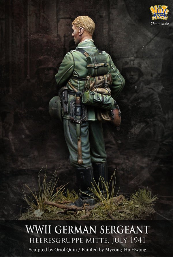 1/24 WWII German Sergeant, Heeresgruppe Mitte, July 1941 - Click Image to Close