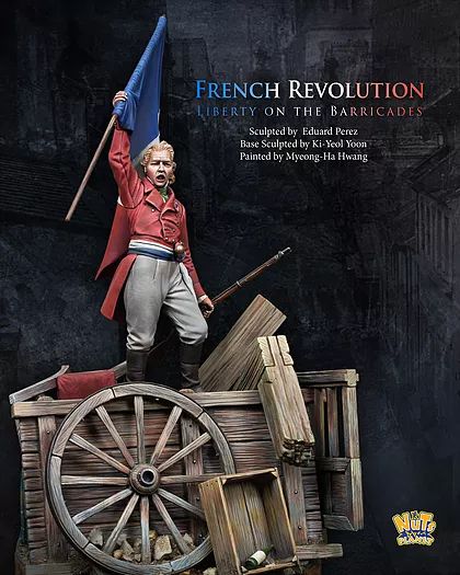 1/24 French Revolution, Liberty on the Barricades - Click Image to Close