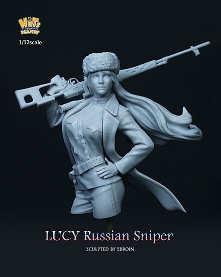 1/12 Lucy Russian Sniper - Click Image to Close
