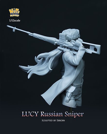 1/12 Lucy Russian Sniper - Click Image to Close