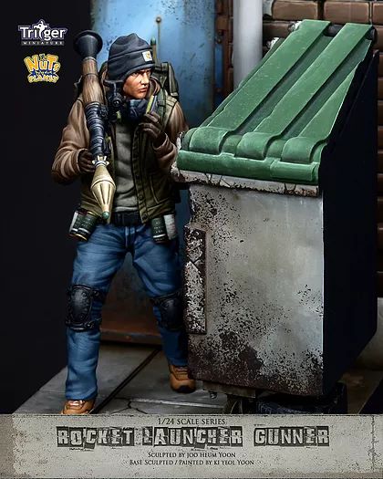 1/24 Rocket Launcher Gunner - Click Image to Close