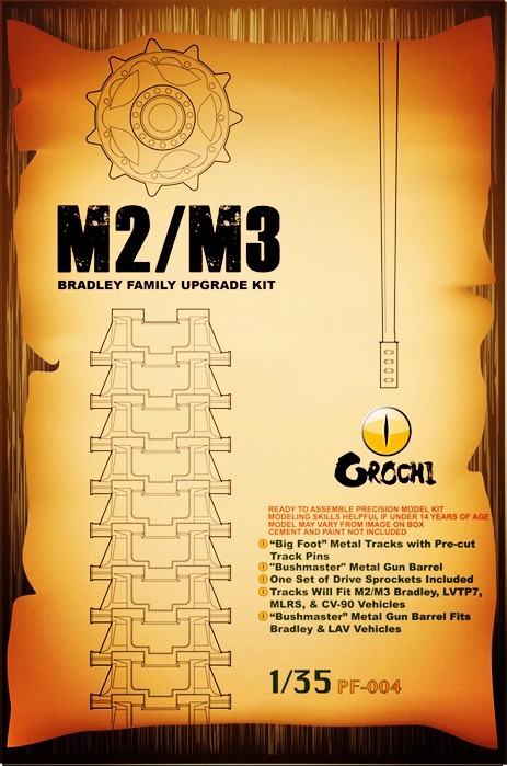 1/35 M2/M3 Bradley Family Update Set (Metal Track & Barrel) - Click Image to Close