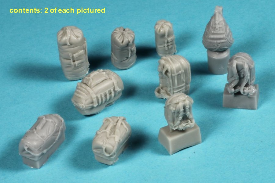 1/35 Modern Military & Civilian Backpacks - Click Image to Close