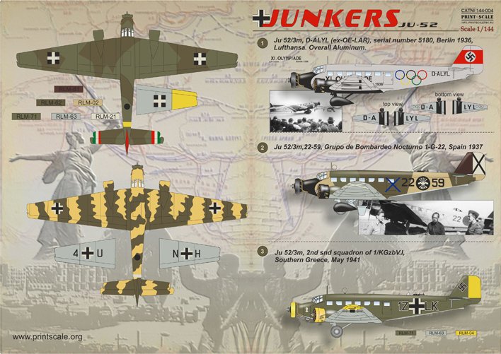 1/144 Junkers Ju52 - Click Image to Close