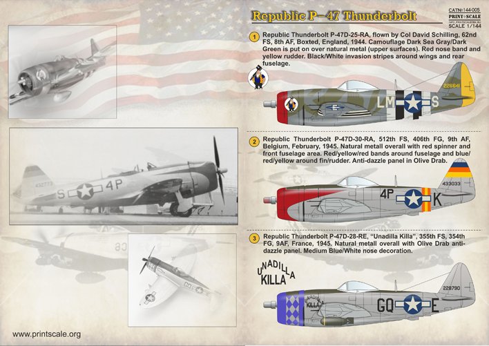 1/144 Republic P-47 Thunderbolt - Click Image to Close