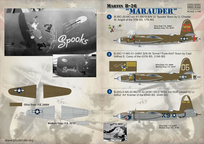 1/144 Martin B-26 Marauder - Click Image to Close