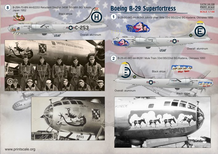 1/144 Boeing B-29 Super Fortress - Click Image to Close