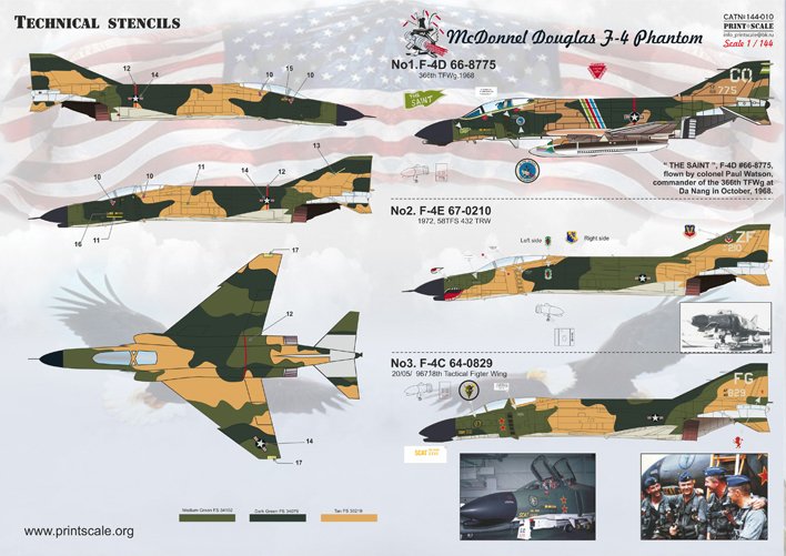 1/144 McDonnell Douglas F-4 Phantom II - Click Image to Close