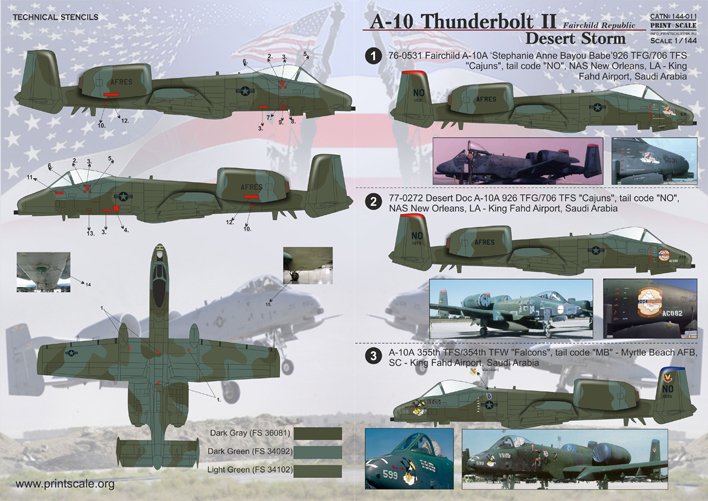 1/144 A-10 Thunderbolt II - Click Image to Close
