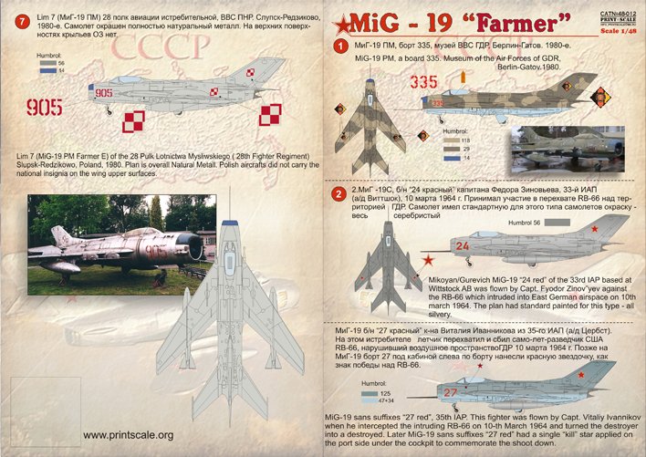 1/48 MiG-19 Farmer - Click Image to Close