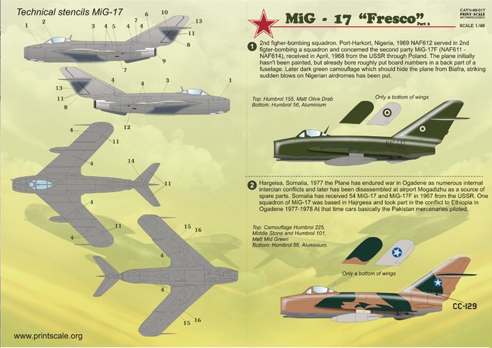 1/48 MiG-17 Fresco Part.2 - Click Image to Close