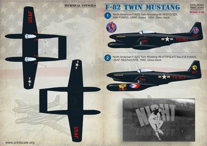 1/48 F-82 Twin Mustang - Click Image to Close