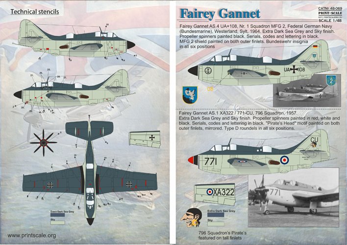 1/48 Fairey Gannet - Click Image to Close