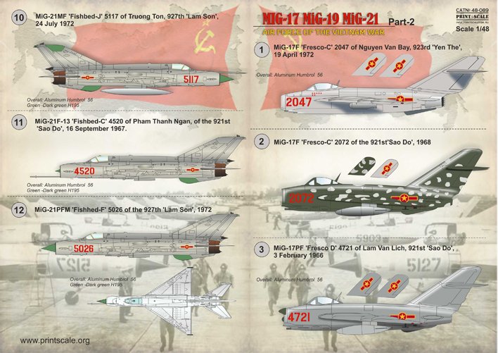 1/48 MiG Air Force of the Vietnam War Part.2 - Click Image to Close