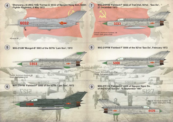 1/48 MiG Air Force of the Vietnam War Part.2 - Click Image to Close
