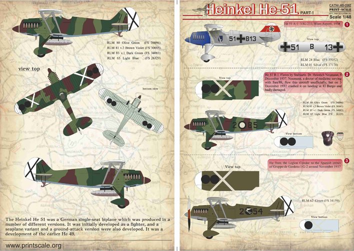 1/48 Heinkel Не51 Part.1 - Click Image to Close