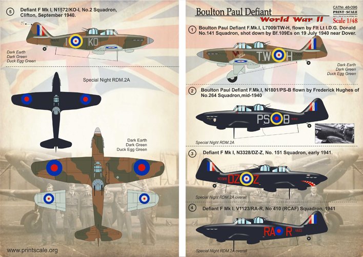1/48 Boulton Paul Defiant - Click Image to Close