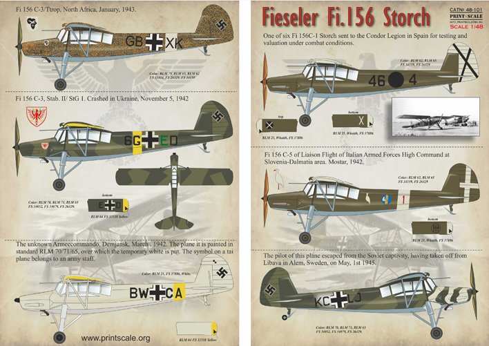 1/48 Fieseler Fi156 Storch - Click Image to Close