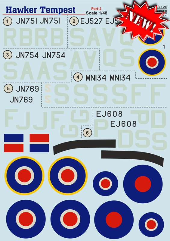 1/48 Hawker Tempest Part.2 - Click Image to Close